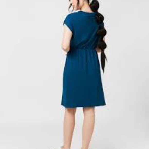 FIG Rosedale Dress Cotton TEAL XL - Picture 2 of 5